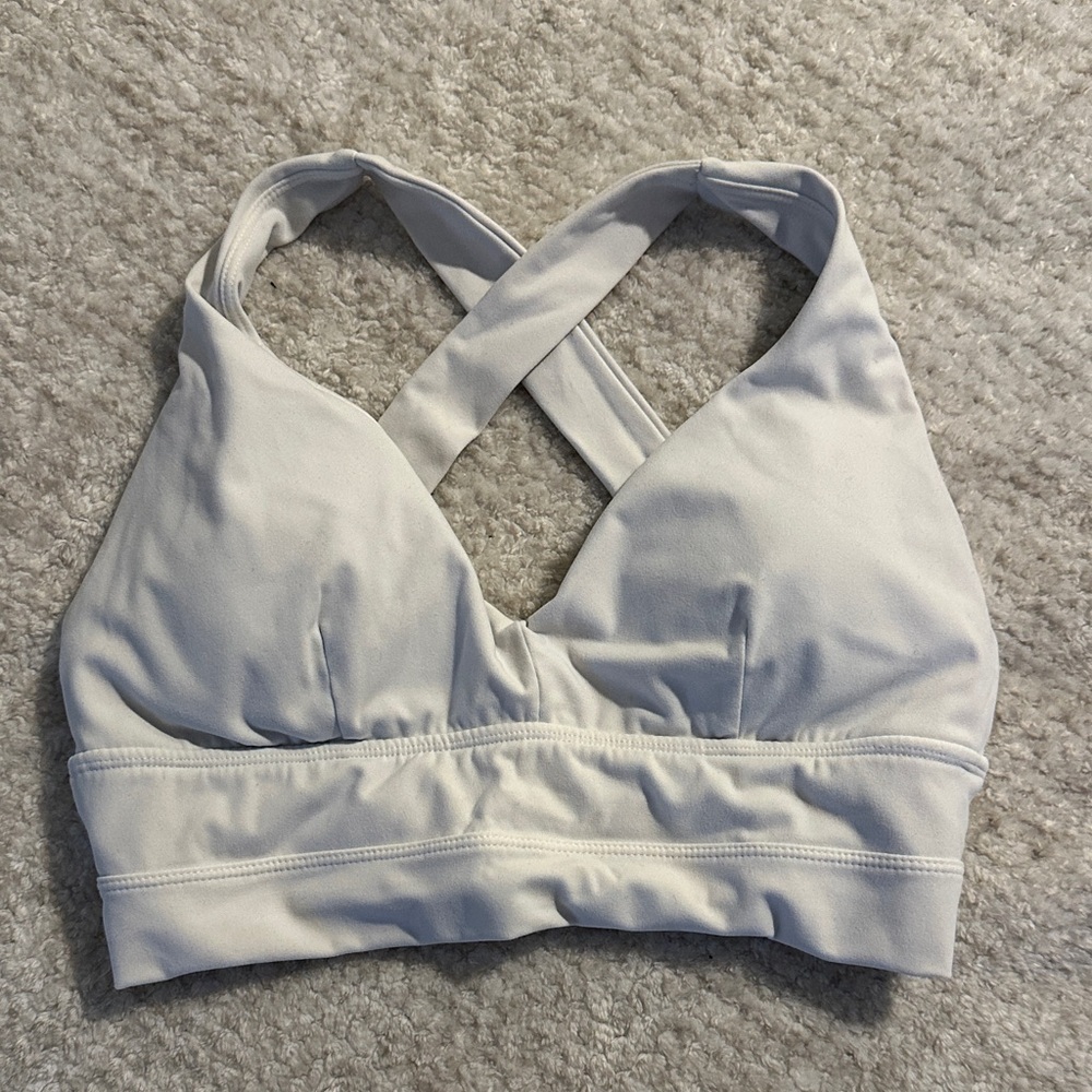 BuffBunny White Alpha Sports Bra